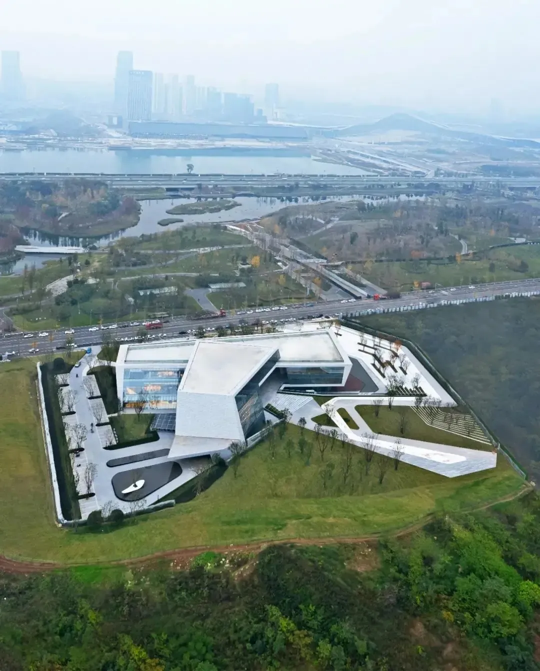 原来这就是天府新区全新地标——天府cbp城市展厅.
