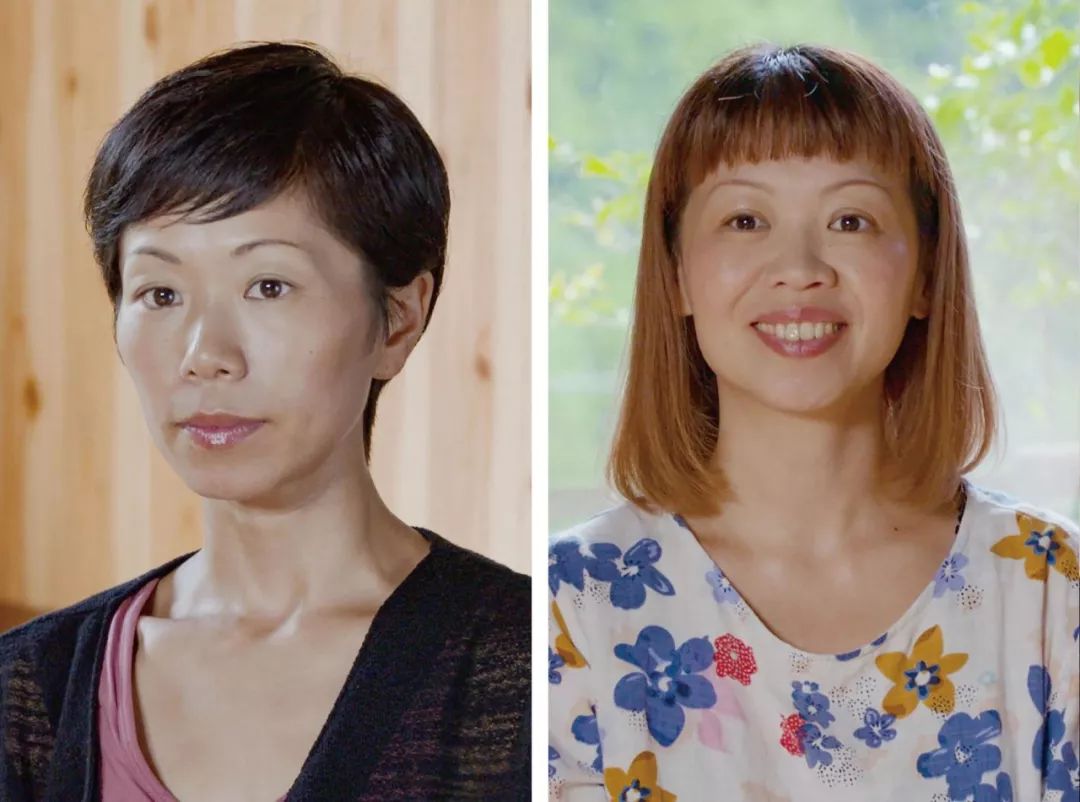 < 西山由香里（左）和西山裕子（右）>