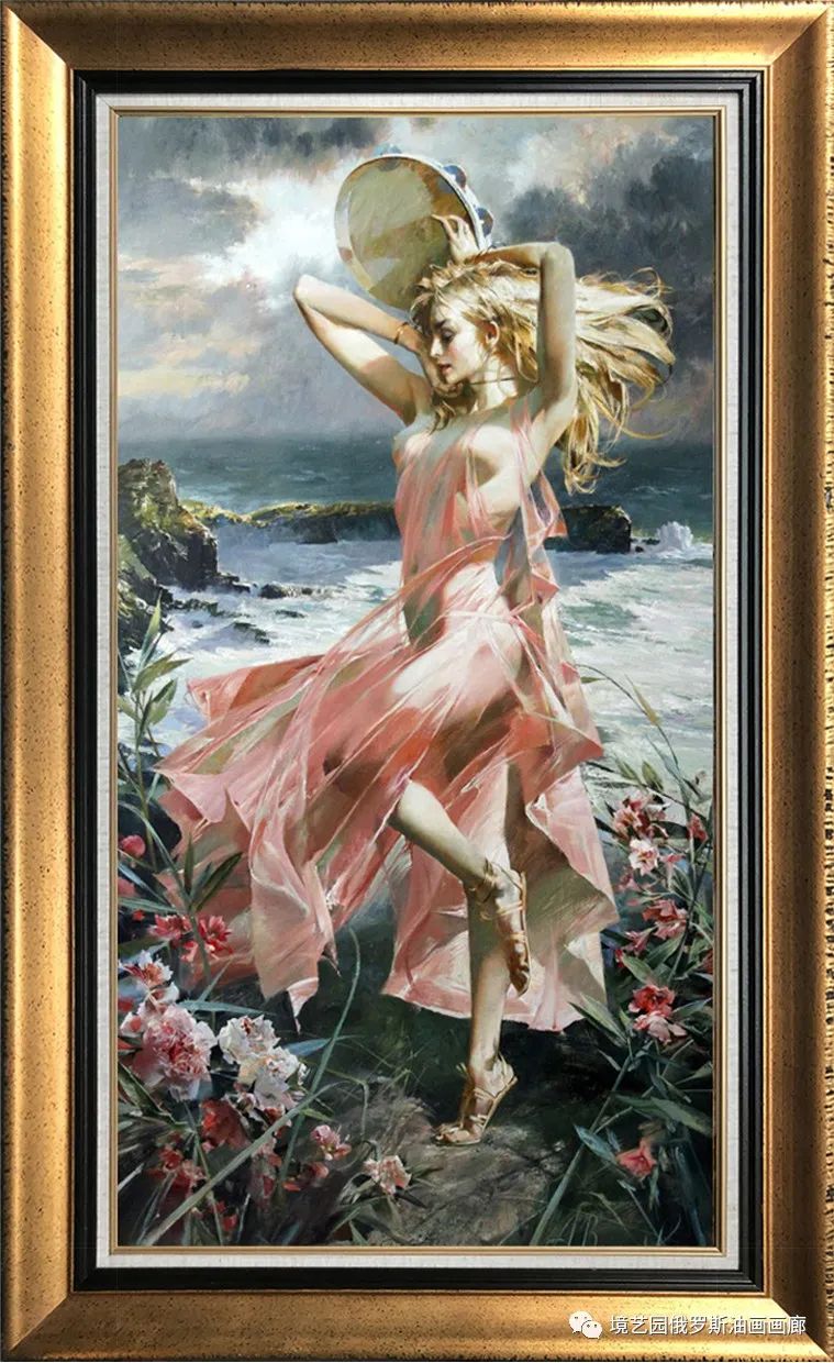 cm《弗拉门戈》 杰马科夫 80-110cm作品已被藏家收藏《芭蕾舞演员》