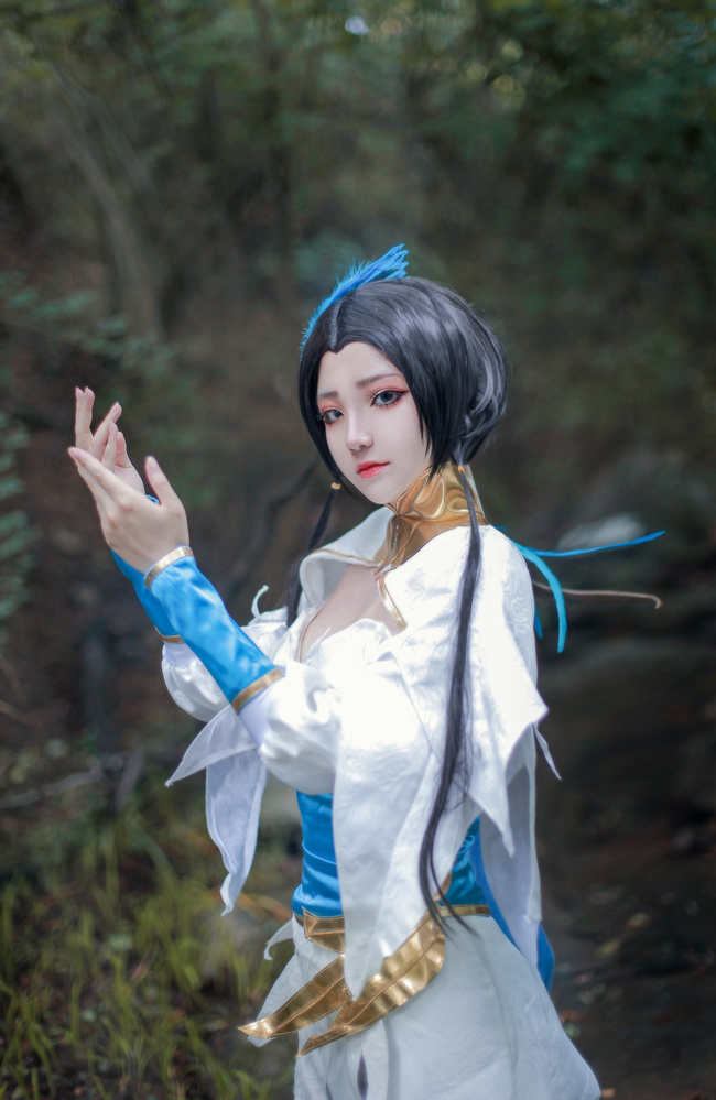 cos:虞姬云霓雀翎cos正片@白宁