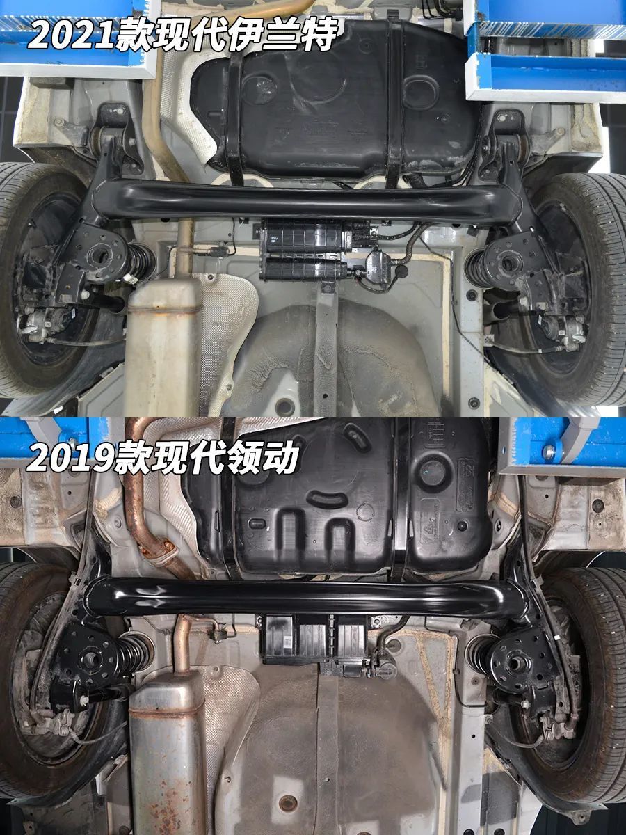 伊兰特对底盘的改进更多功夫用在了降本上
