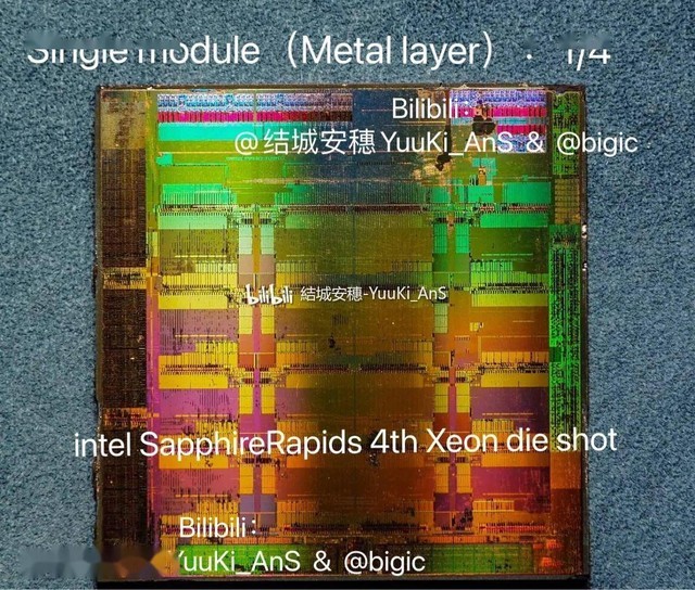 Sapphire Rapids细节曝光:4个计算芯片die 各部分15核心