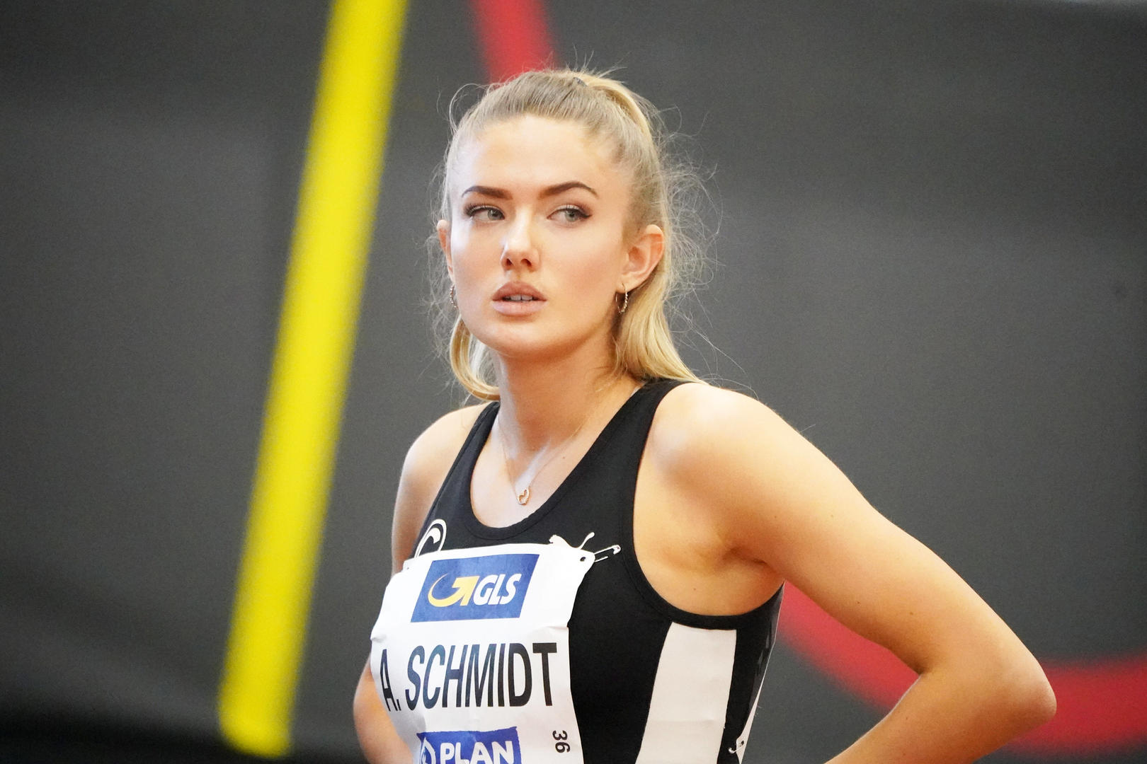 德国美女田径运动员阿丽卡·施密特 图据IC photo