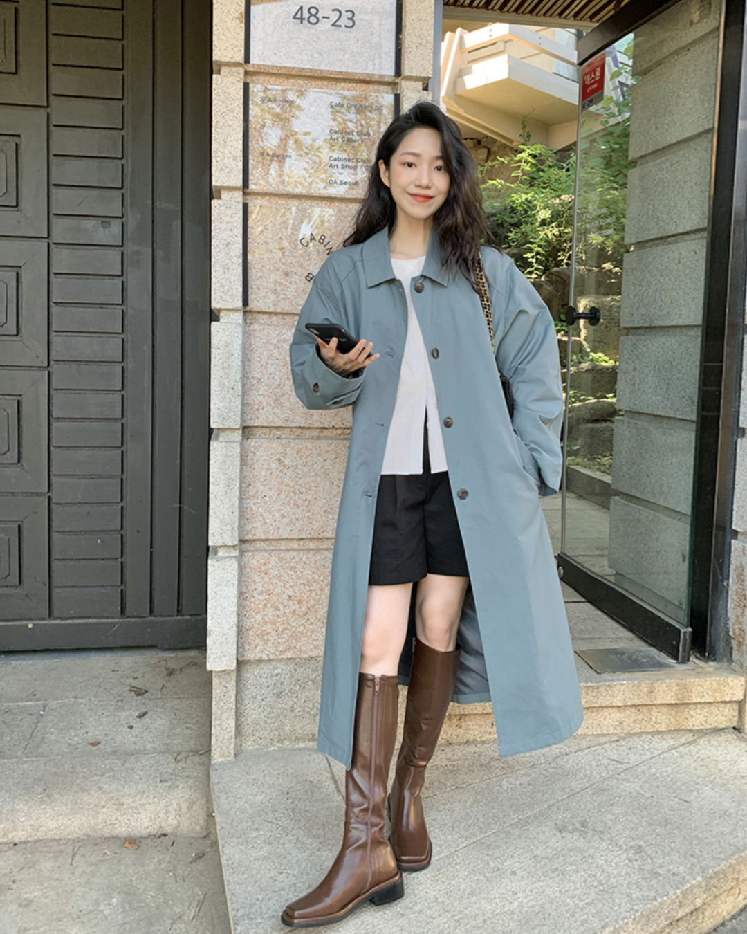 外长内短的层次感穿法