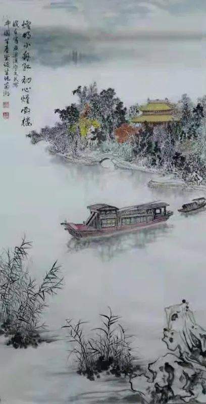 书画南北方一一无锡花鸟画研究会迎建党百年绘画作品展