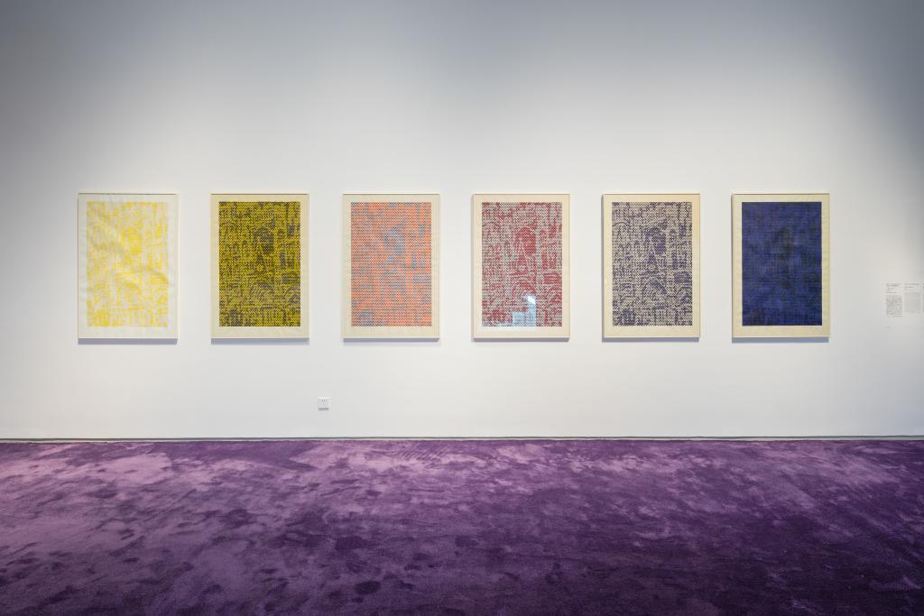 利希滕斯坦《大教堂》系列,展览现场