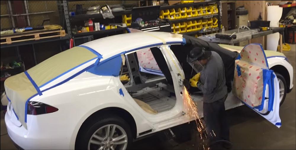 特斯拉销售切割二手车,称比原厂车更安全,你信吗?_凤凰网汽车_凤凰网