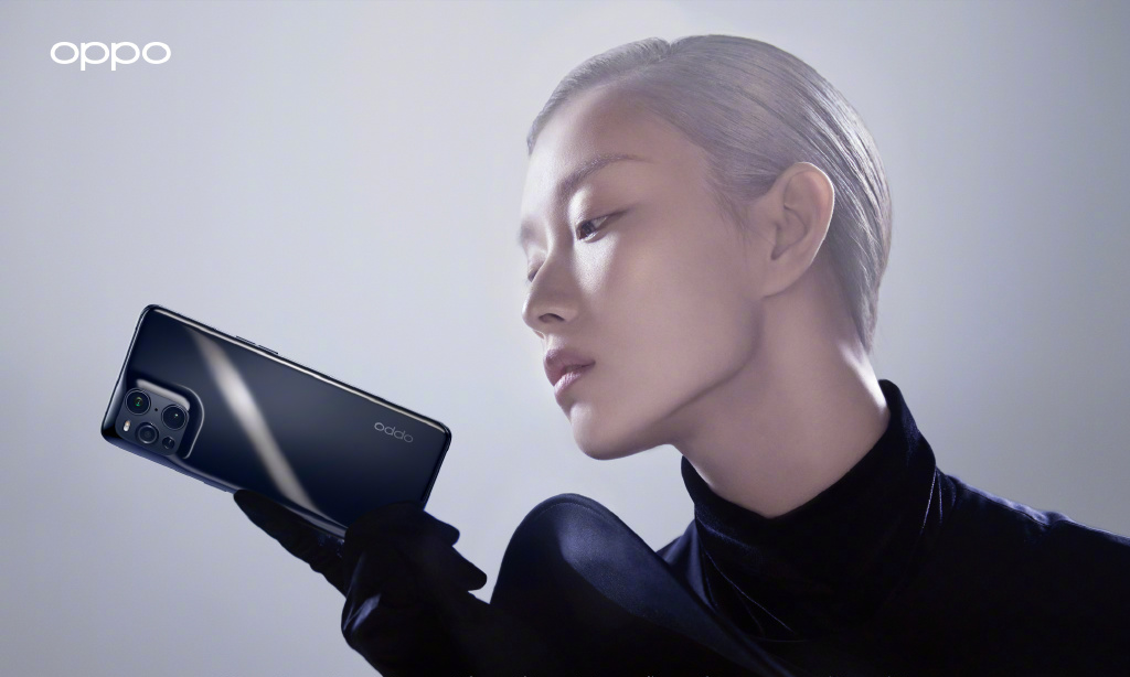 倪妮出镜find x3镜黑大片,能碰撞多大火花?