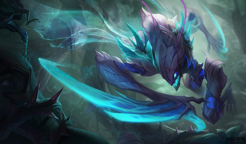 英雄联盟老英雄回忆,曾经的飞天螳螂卡兹克,如今的虚空掠夺者__凤凰网