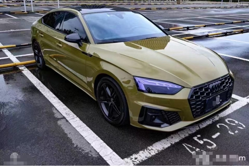 膜呗改色案例:奥迪a5改色战斗绿 这个夏天最值得的颜色__凤凰网