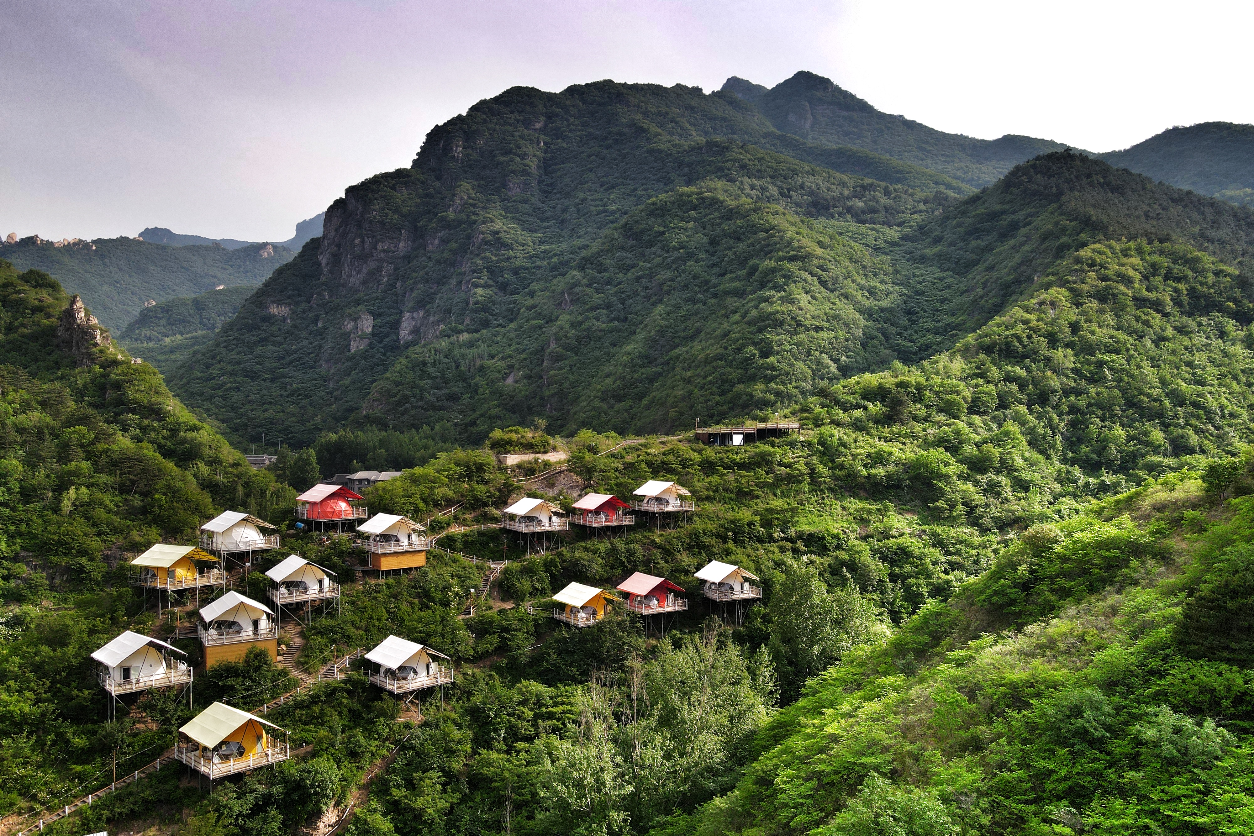 泡泡屋民宿雾灵山图片