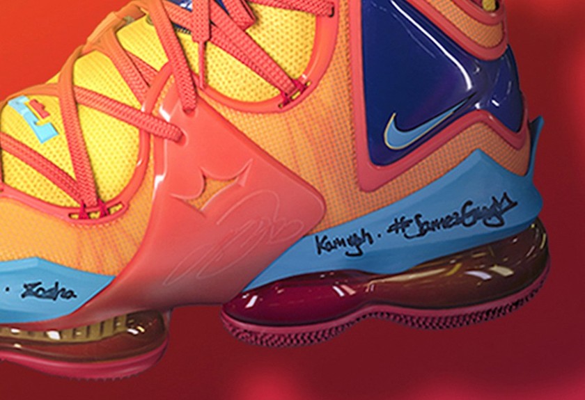 空中大灌篮 2 相关球鞋服饰发布!其中包括首次曝光的 lebron 19