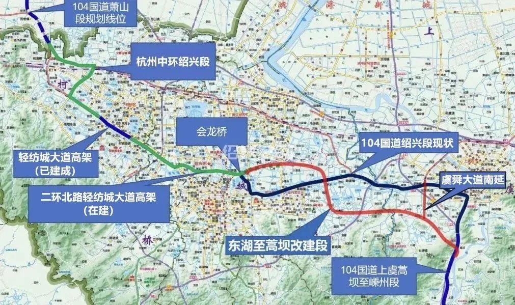 104国道南京段线路图图片