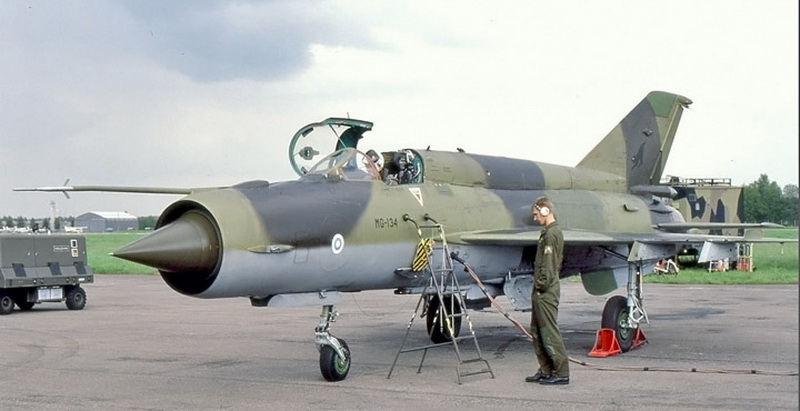 格鲁吉亚空军的米格-21