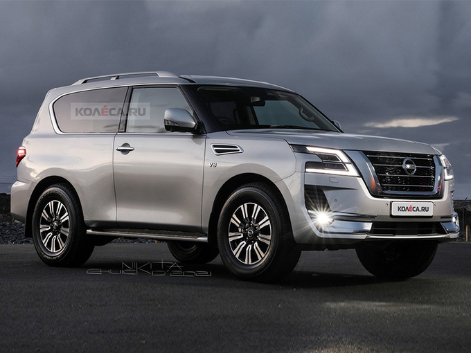 日产全新途乐三门版外观曝光保留v8引擎硬派外观轴距更短