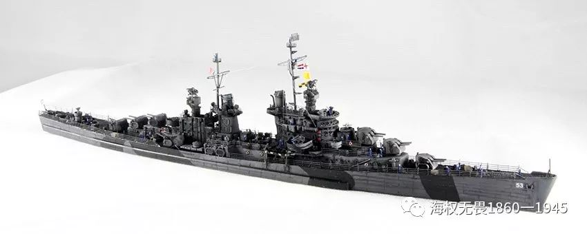 1/700水线舰船作品欣赏—— 二战美国海军防空巡洋舰“圣地亚哥（CL-53 San 
