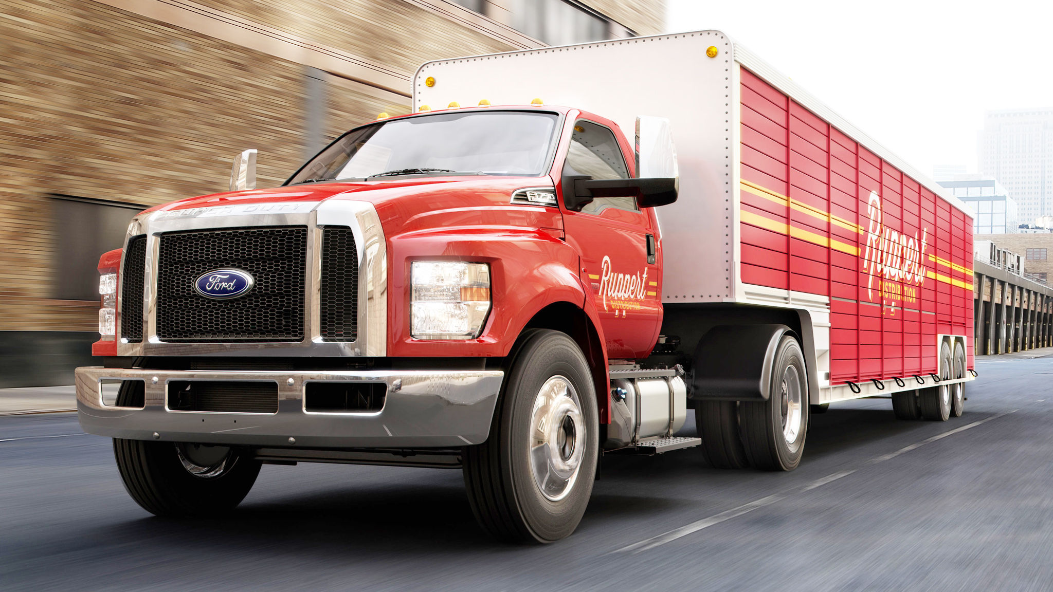 f-750拖头 拖挂车至于皮卡和我们传统印象里轻卡的区别,主要还是体现