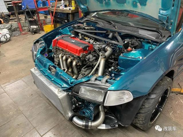 evo的4g63也是红头机,放到本田eg身上应该没什么问题