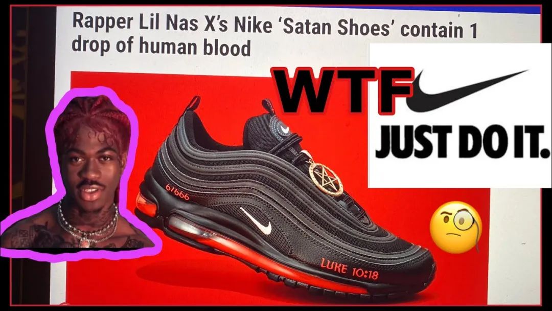 nike撒旦鞋图片