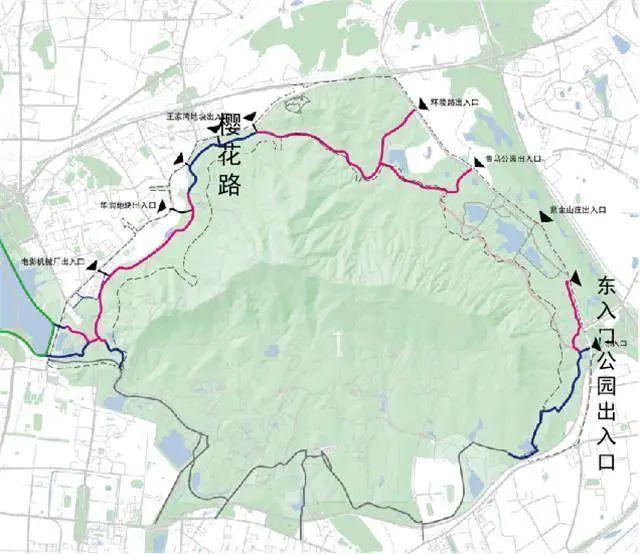 钟山风景区山北民风区打造5大区域,太岗路地下通道将直通白马-竹海