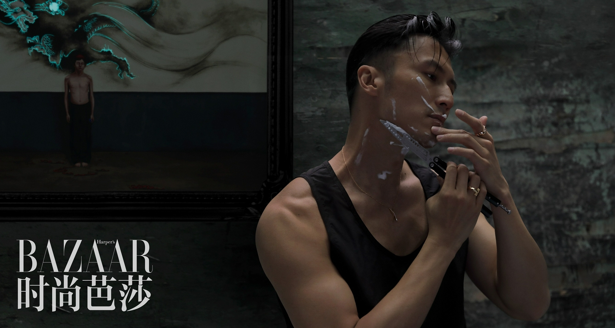 谢霆锋登《时尚芭莎》金九封面:功夫深处独心知