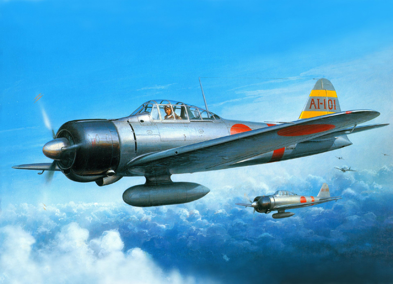 67零式,日本在二战中最著名的一款战斗机,曾被赞誉为日本航空工业的