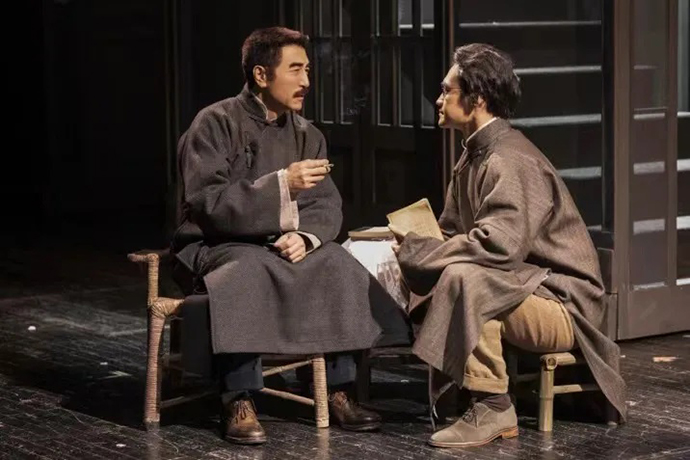 剧中的鲁迅和柔石