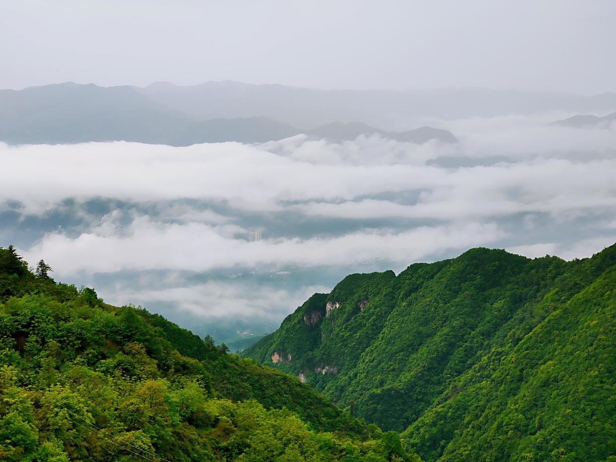 好一幅世外桃源般的美丽画卷——汉中镇巴,我又来了