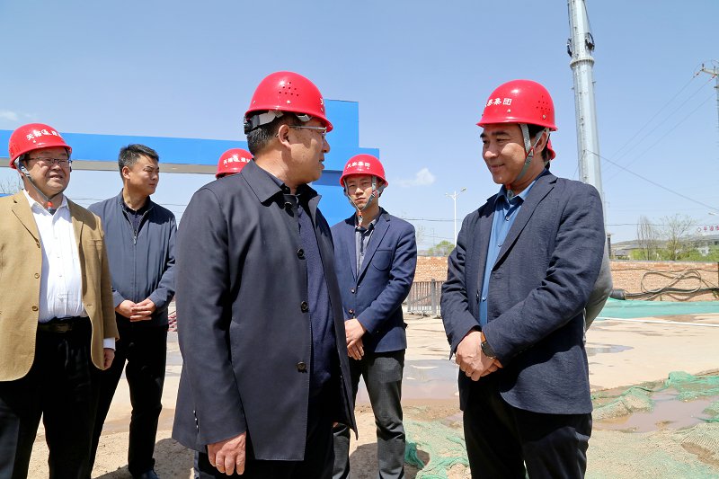 4月30日上午,平凉市委常委,崆峒区委书记陈铎一行莅临平凉天泰工贸
