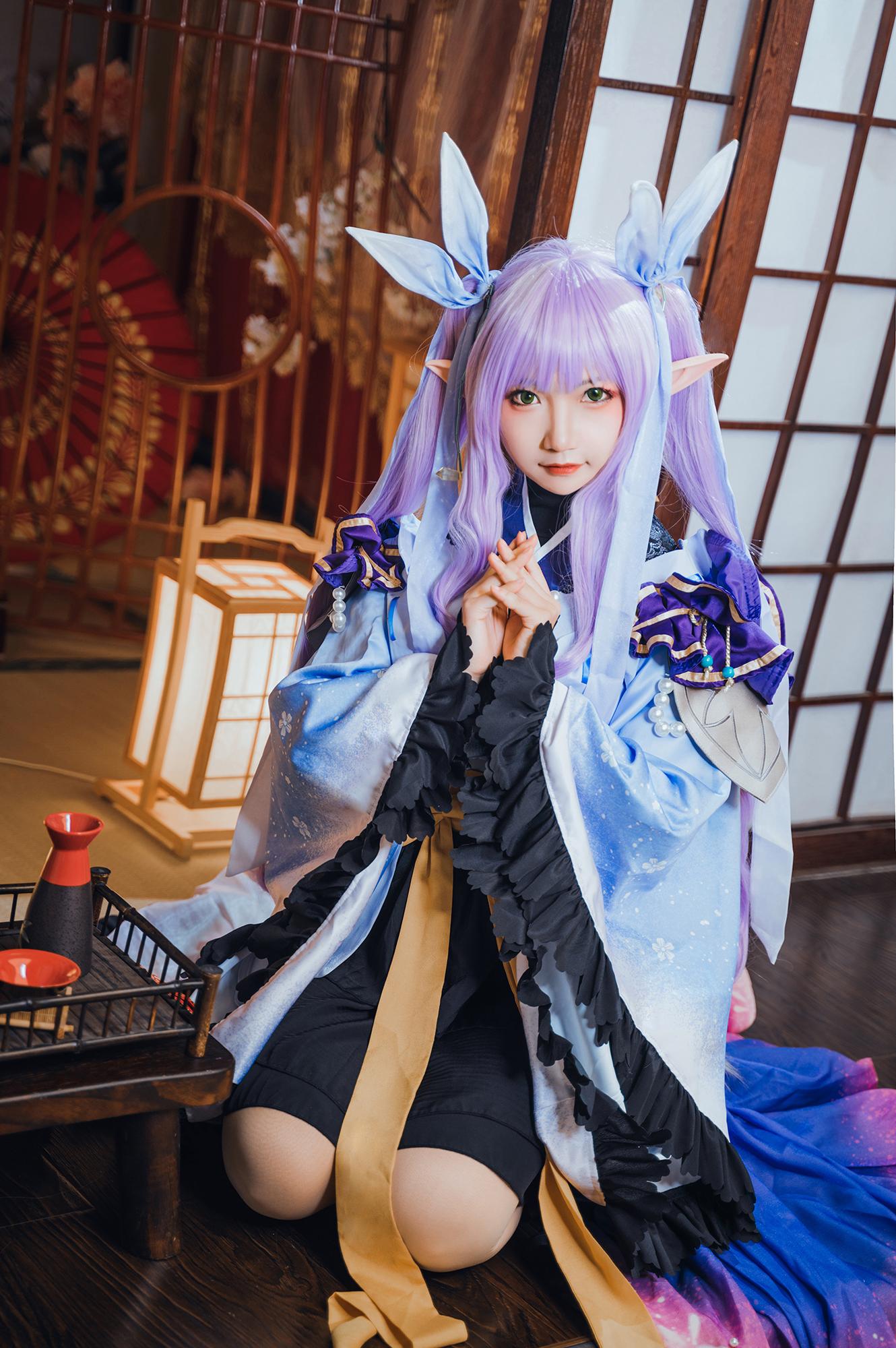 cos:阴阳师玉藻前cos正片,美腻的小姐姐