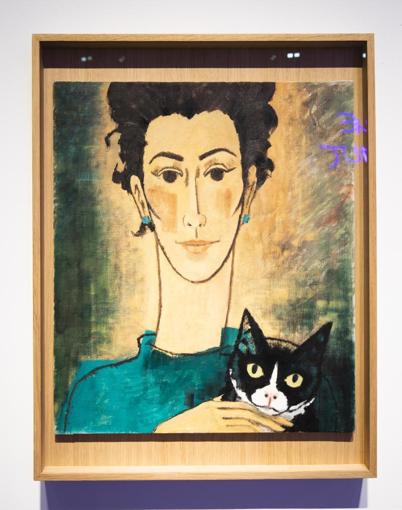 埃尔热的现代艺术作品,展览现场