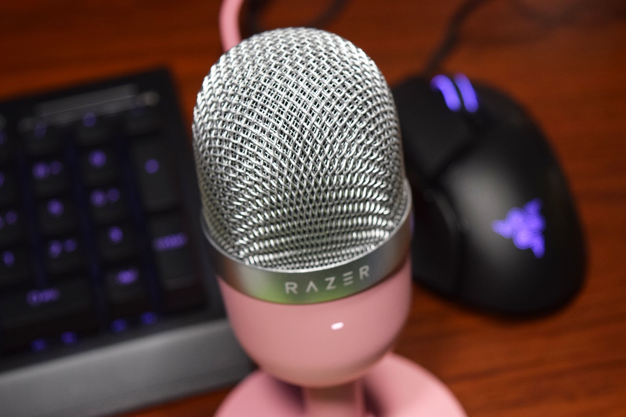 入门级电容麦克风,拾音,录音出色的大叔粉雷蛇魔音海妖迷你版