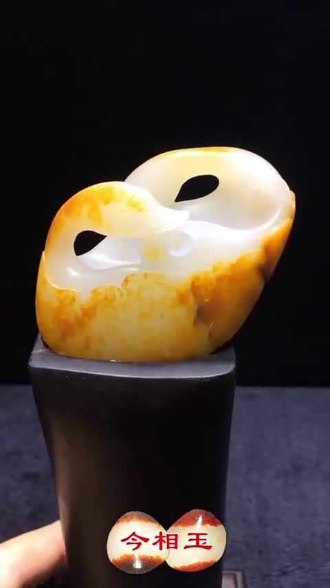 每日美玉:鹅如意摆件