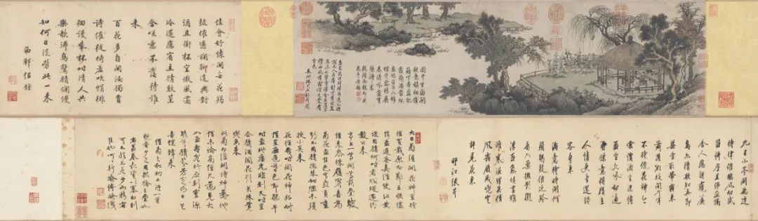 五幅画卷,赏沈周笔下的秋趣_凤凰网