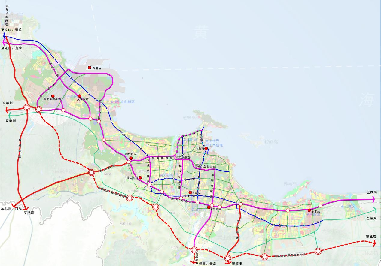 烟台快速路规划正式获批这张交通蓝图藏着每个烟台人的愿景
