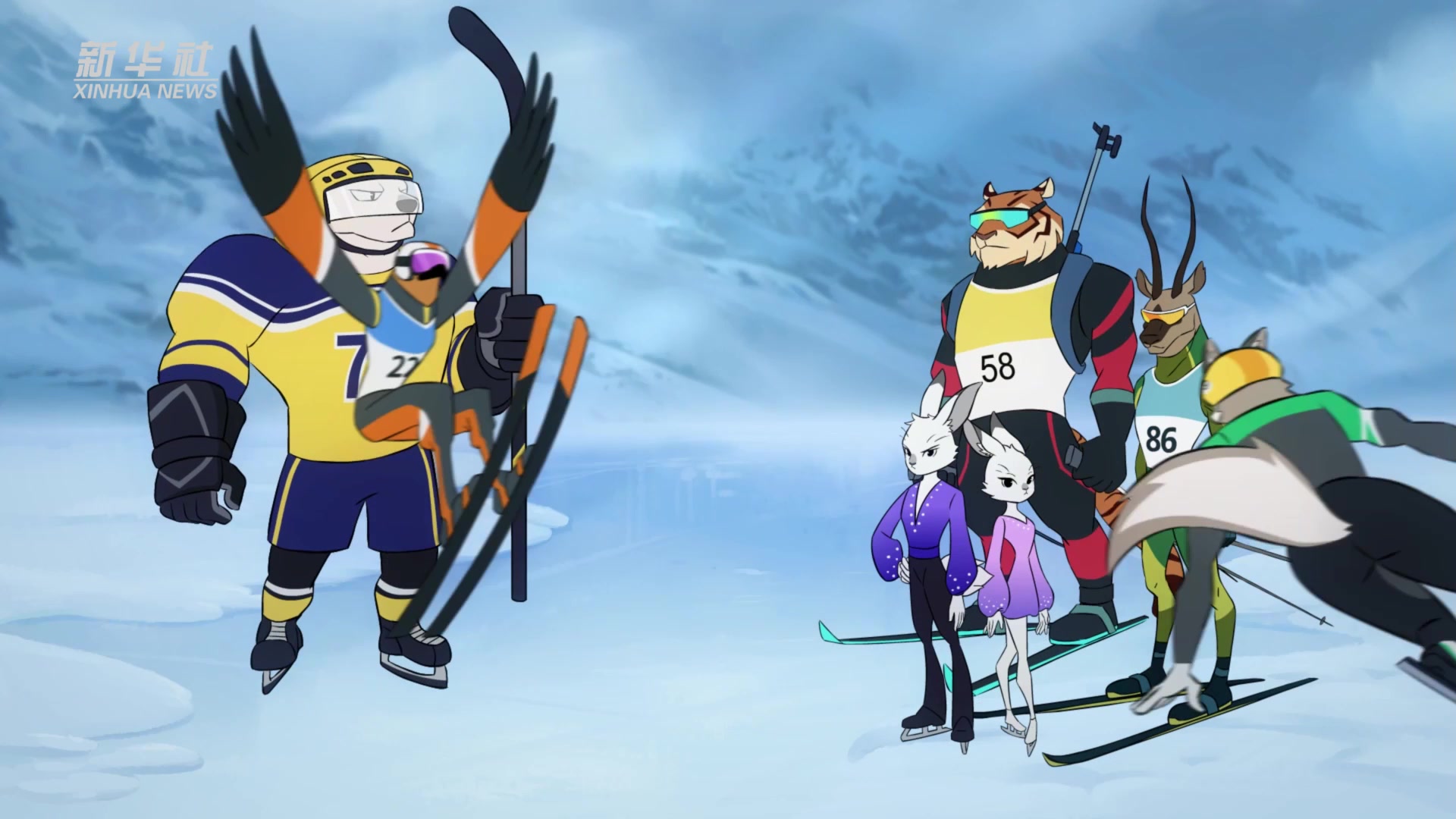 动漫《冰雪之约》第六集:花样滑冰