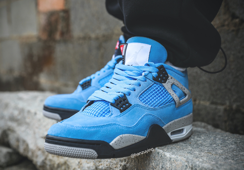 Air Jordan 4 UNC University Blue CT8527-400åå:registered:æ¥æ