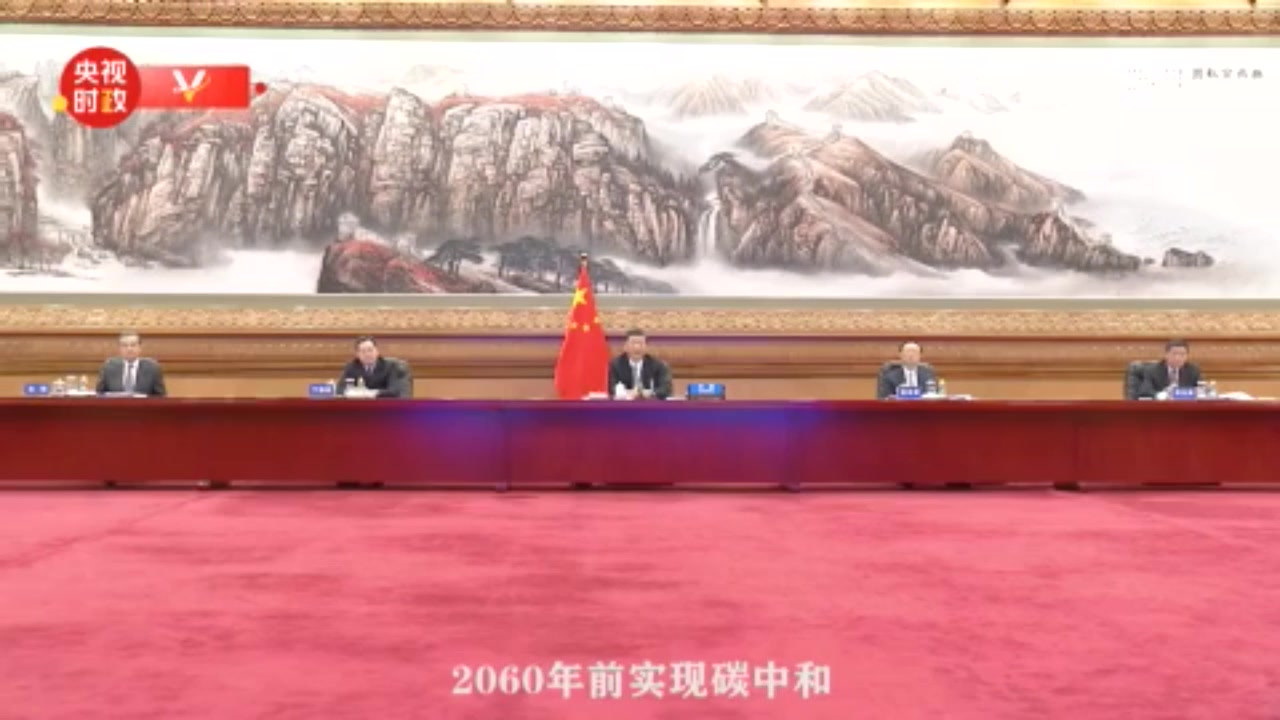 独家视频丨习近平：中国承诺实现碳达峰到碳中和的时间 远远短于发达国家