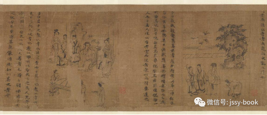李公麟《孝经图》《郭子仪单骑见回纥图》__凤凰网