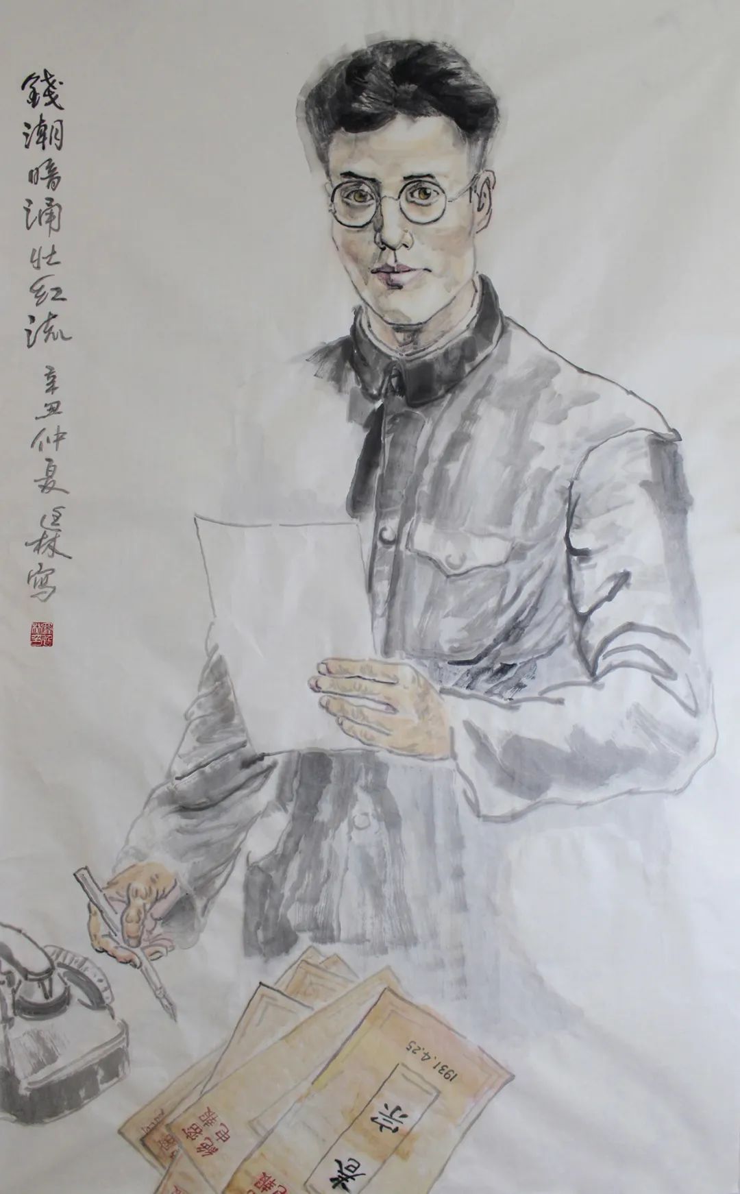 《你退后让我来(排雷英雄杜富国》尺寸:六尺