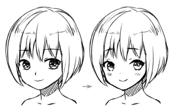 动漫人物面部的画法!__凤凰网