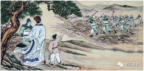 诸葛亮军屯西南。