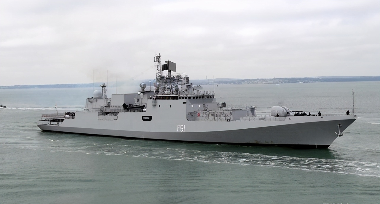 "塔尔瓦"号护卫舰是印度海军近年来获得的最先进的护卫舰,该级护卫舰