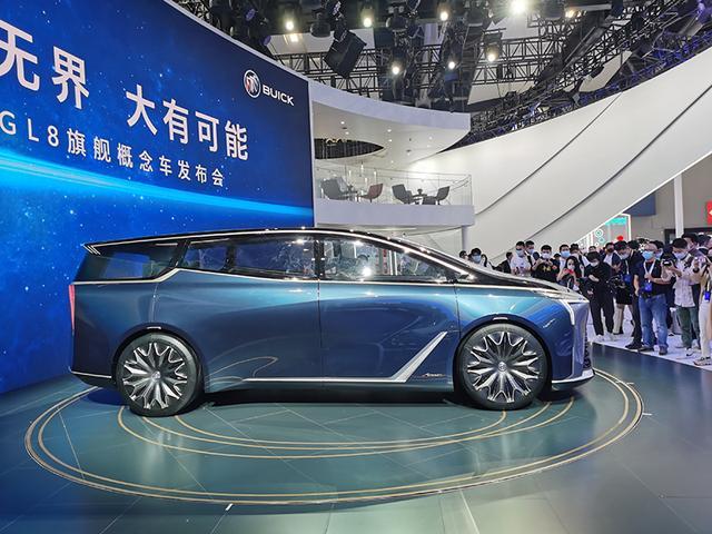 别克GL8旗舰概念车携Smart Pod智慧驾舱亮相车展，MPV还得看别克