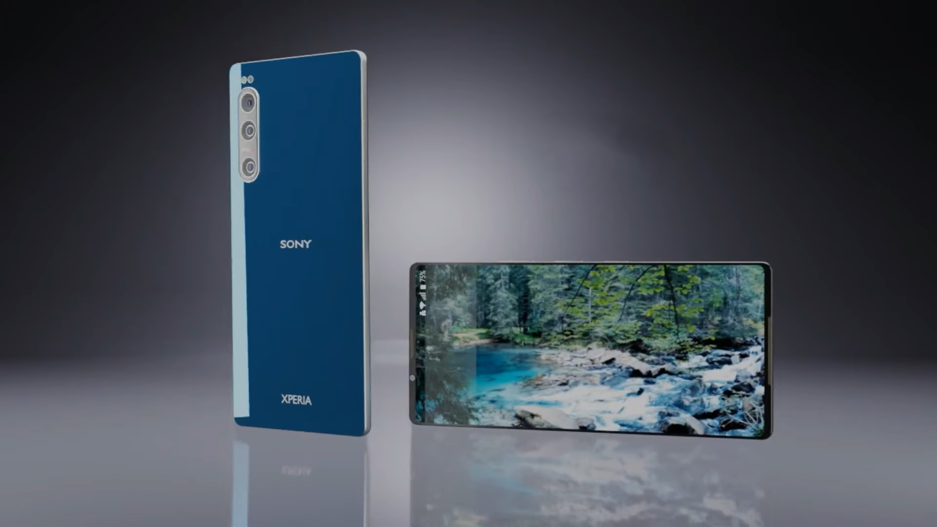 索尼概念机,极窄边框设计,比极点全面屏好看多了