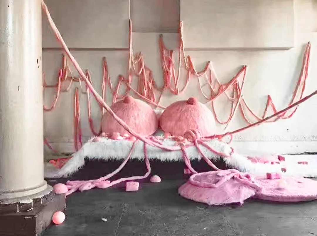 各种人体器官,房间内部……把它们"戳"成女性的乳房,子宫,5年来她一直