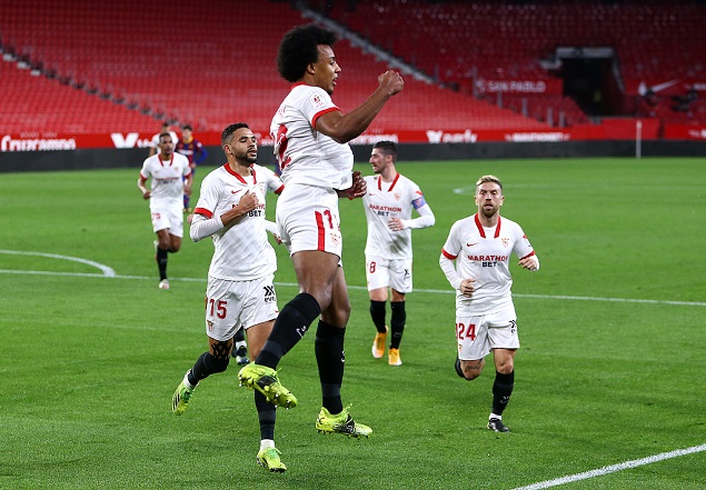 国王杯巴萨0-2塞维利亚（图）