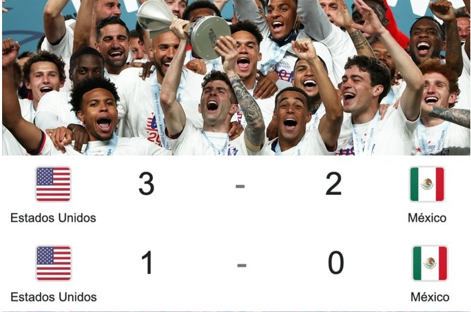 北美之王,美国两月内分别以一阵和二阵双杀墨西哥_凤凰网体育_凤凰网