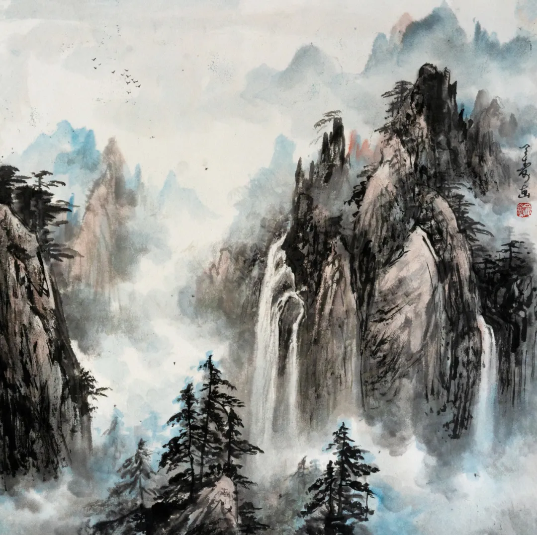 风范| 现代彩墨山水画的万千气象——记当代著名画家糜天寿