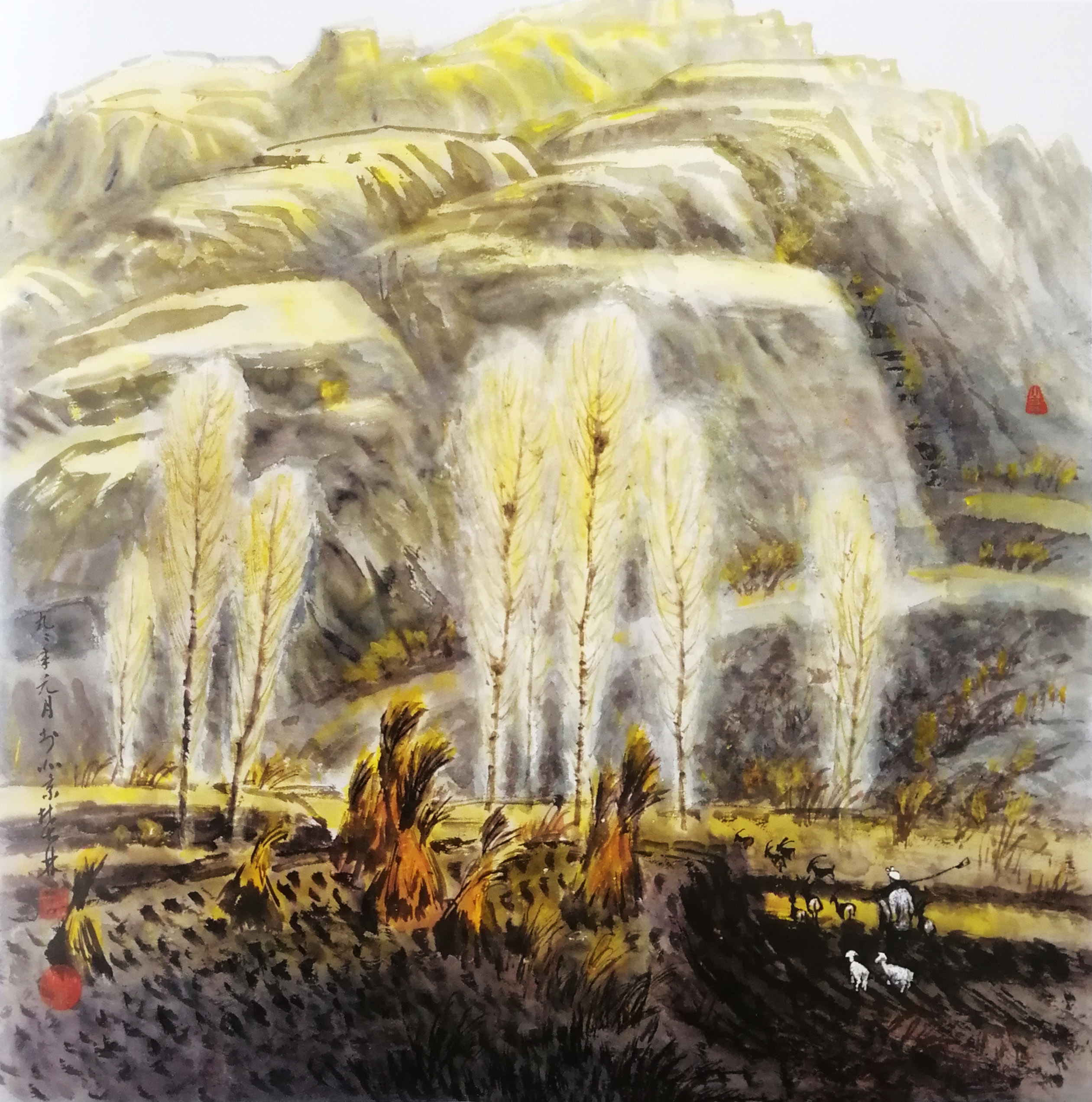 钟情既久,爱之尤深——著名画家【樊林】乡情系列作品欣赏